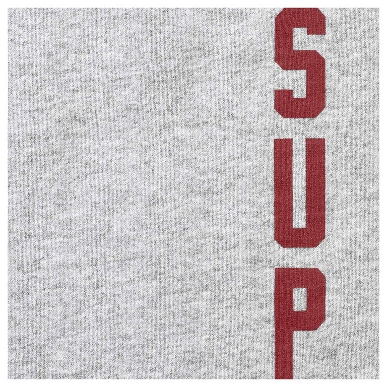 Supreme Heather Grey Washed Logo Sweatpants
