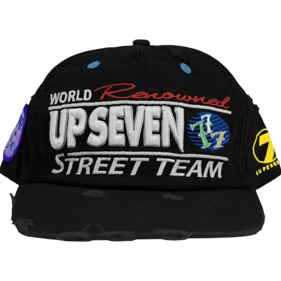 UP7SKATE SACHI INTL STREET TEAM Black HAT
