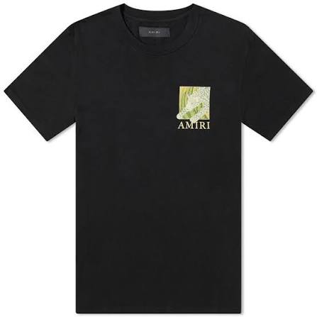 Amiri Tee Leopard Black