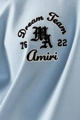 Amiri Tee Dream Team Blue Oversized
