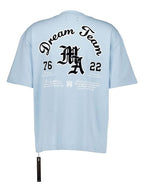 Amiri Tee Dream Team Blue Oversized