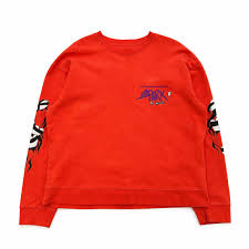 Chrome Heart Orange Matty Boy Sadistic Lips crewneck Used