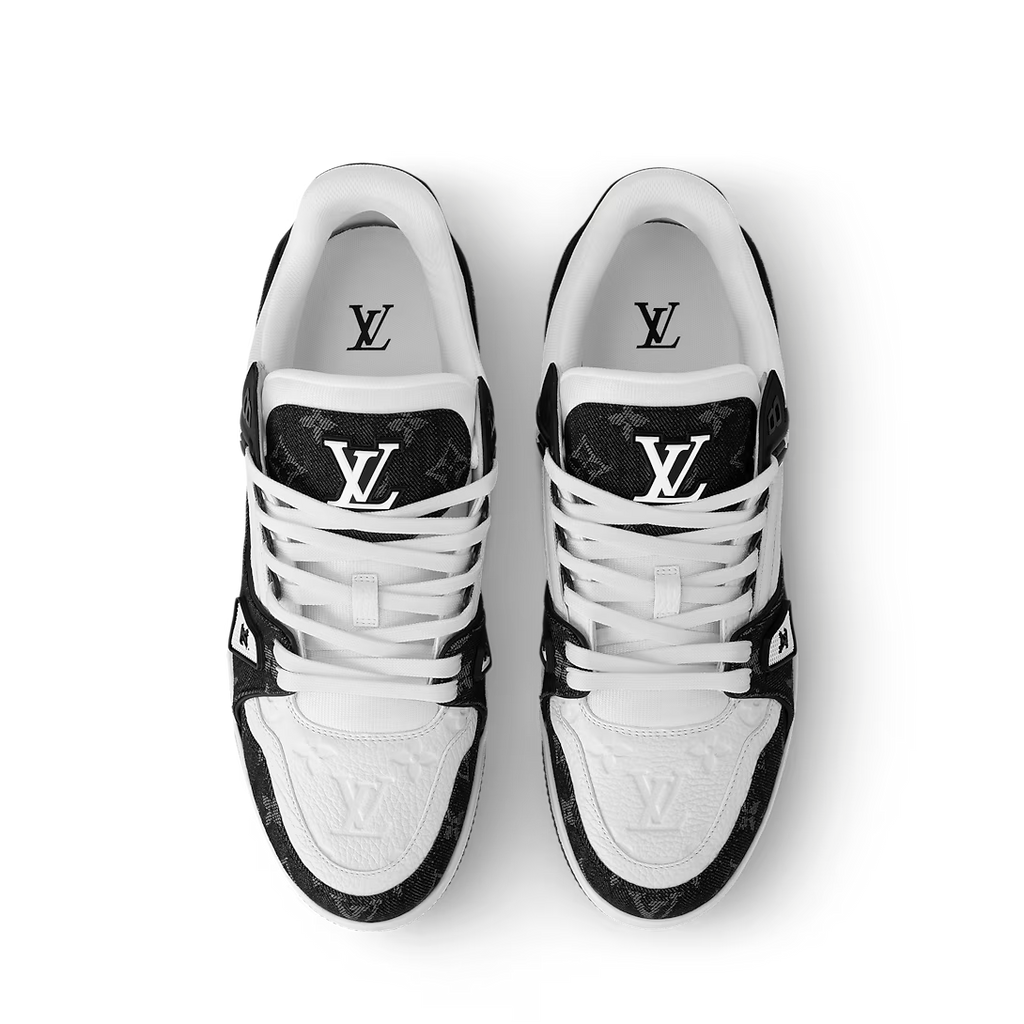 Louis Vuitton Trainer Sneaker White Black