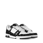 Louis Vuitton Trainer Sneaker White Black