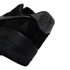 FLEX SHOP Nike Ja Morant x Swarovski Air Force 1 Low sneaker in black suede with crystal-encrusted heel and swoosh