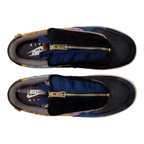 FLEX SHOP Nike x Travis Scott Air Force 1 Low Cactus Jack sneakers with a unique zippered lace cover and mixed panels