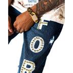 Forever Hungry Dark Blue Forever Flared Jeans