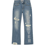 Forever Hungry Light Blue Forever Flared Jeans