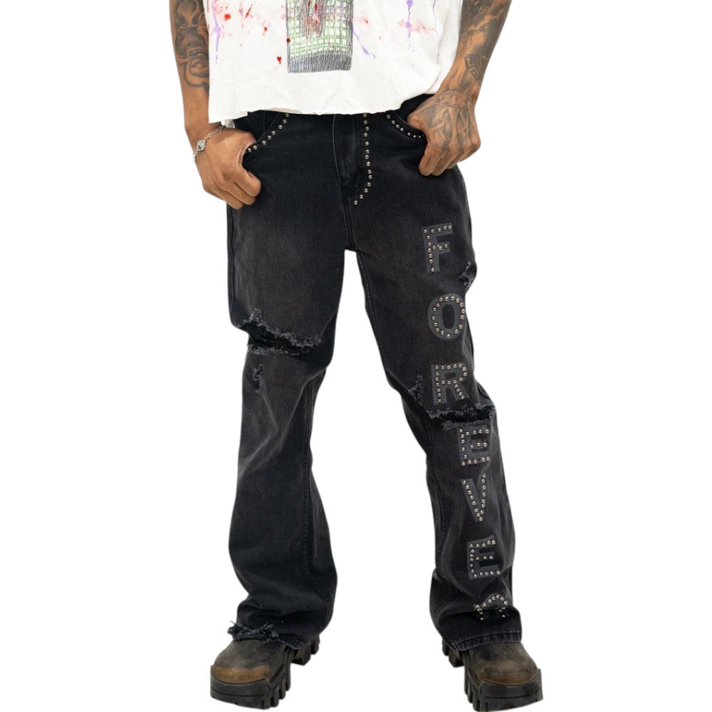 Forever Hungry Black Forever Flared Jeans