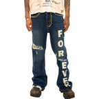 Forever Hungry Dark Blue Forever Flared Jeans