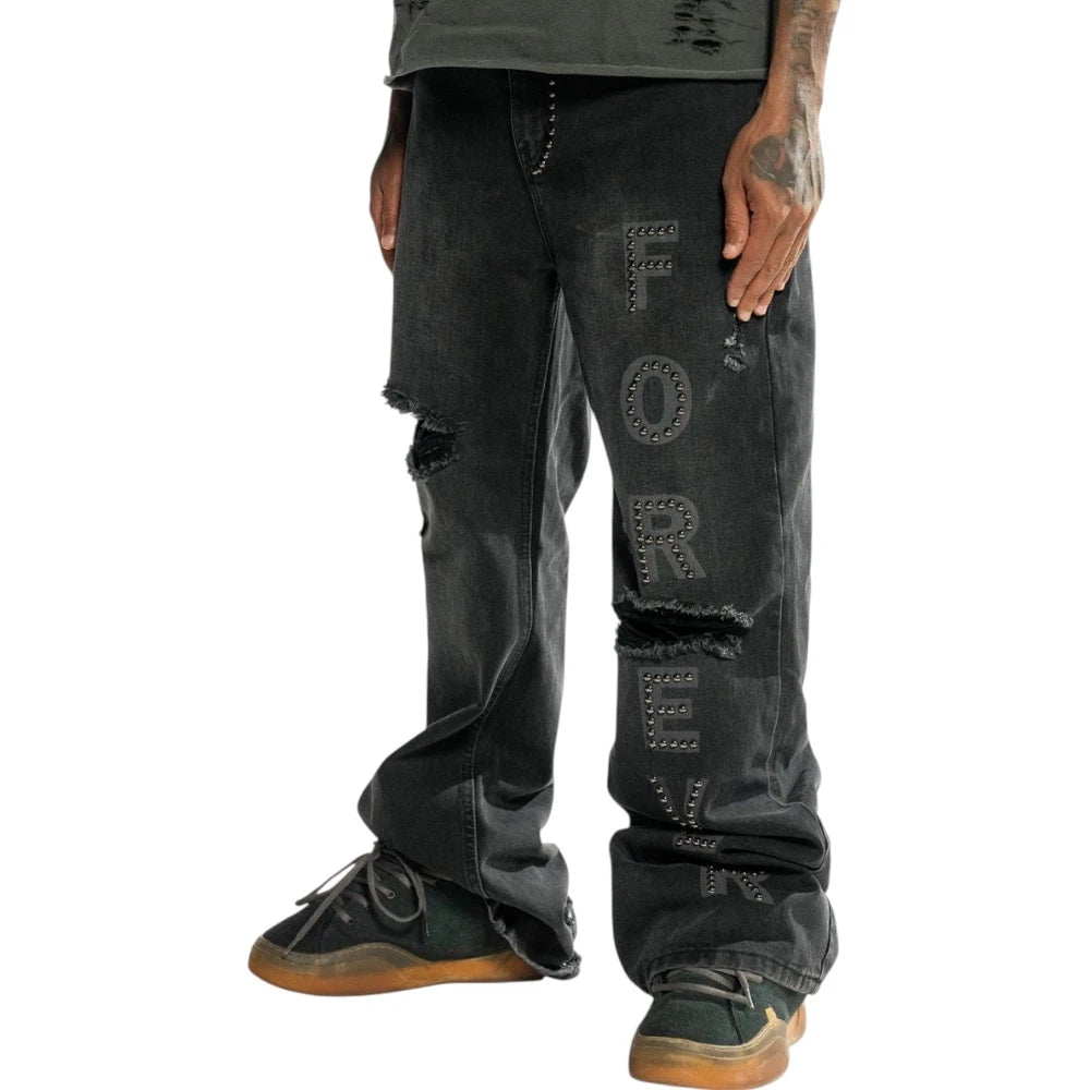 Forever Hungry Black Forever Flared Jeans