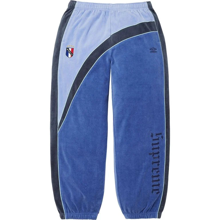 Supreme Track Pant Umbro Velour Blue